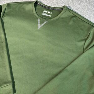Msx By Michael Strahan Shirt Mens 3xl Green Long Sleeve Athletic Performance